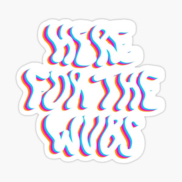 Item preview, Hier für die Wubs - EDM, House, Dubstep, Rave-Zitat designed and sold by Eva Phan.