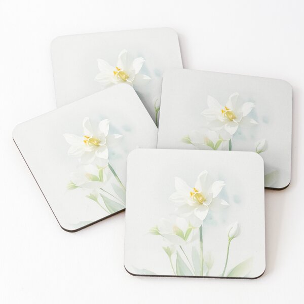 Item preview, December Narcissus Birth Flower - Elegance and Renewal in Blooms designed and sold by SleepySoulArt.