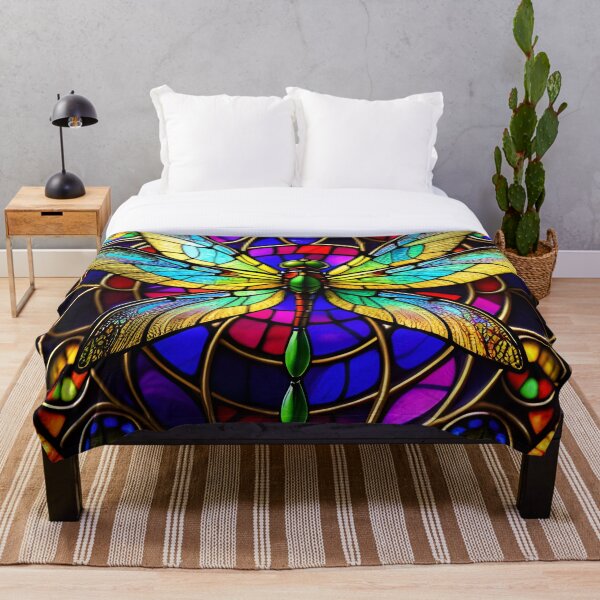 Item preview, Stained Glass Dragonfly designed and sold by Tau Tia L Douglass.