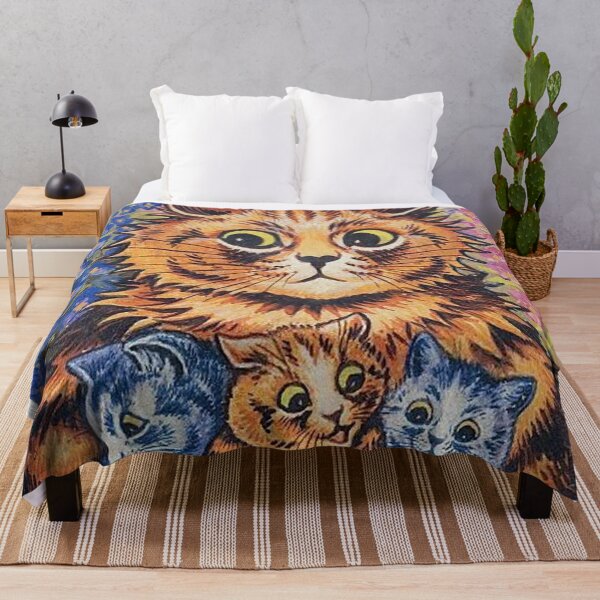 Item preview, Mystical Feline Delight: Louis Wain's Artistic Wonder Sticker designed and sold by BeniSof.