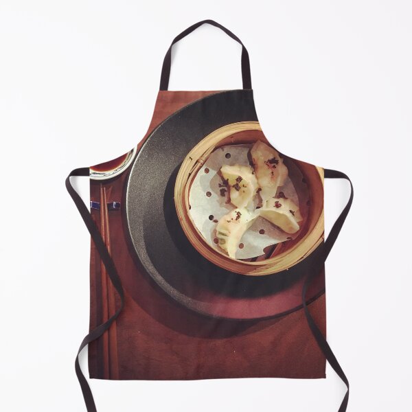 Item preview, Restaurant Tasting Menu - Omakase Quality Gyoza with Soy Dressing and Grated Truffle Art Print designed and sold by Oh Halo Berry.