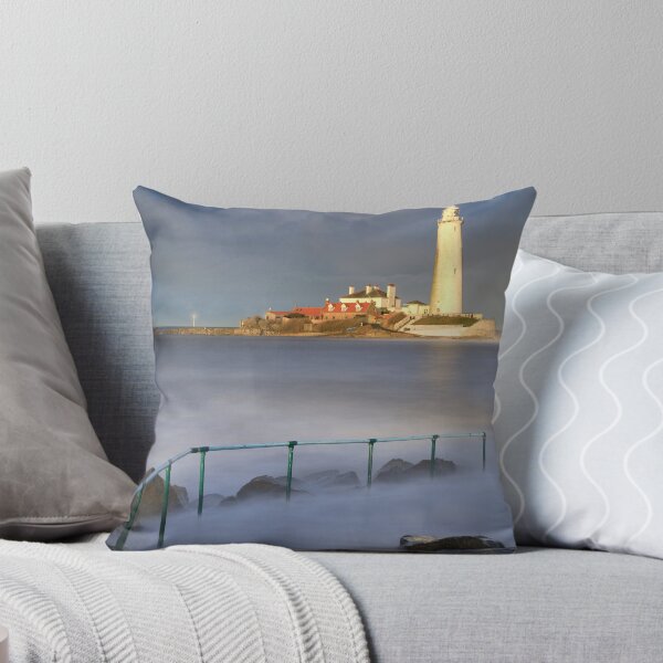 Item preview, St Mary's Lighthouse at high tide designed and sold by bitm2007.