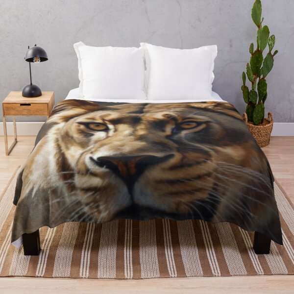 Item preview, Beautiful Oil painting of lioness designed and sold by SPECTRA005.