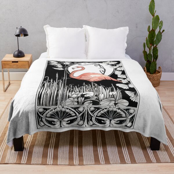 Item preview, Flamingo nouveau designed and sold by redman-vrosio.