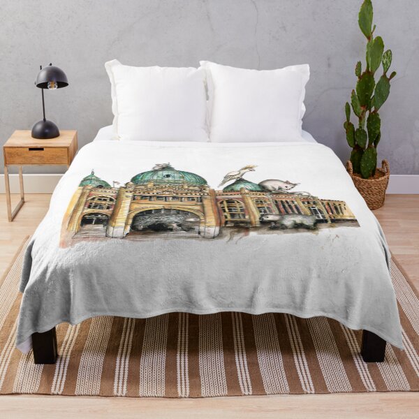 Item preview, Flinders street station Melbourne designed and sold by redman-vrosio.