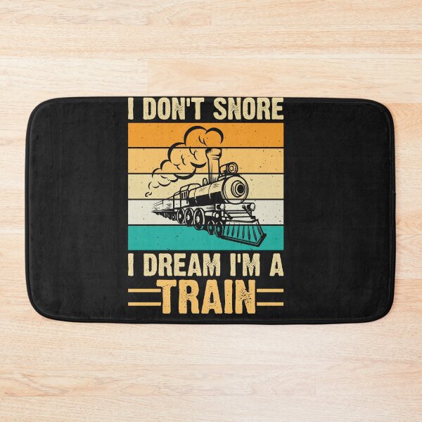 Item preview, I Don't Snore I Dream I'm A Train Funny Vintage Trains Lover designed and sold by woormle.