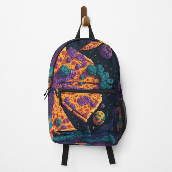 Item preview, Trippy Cosmic Pizza Poster Art Print designed and sold by MindWave THC.