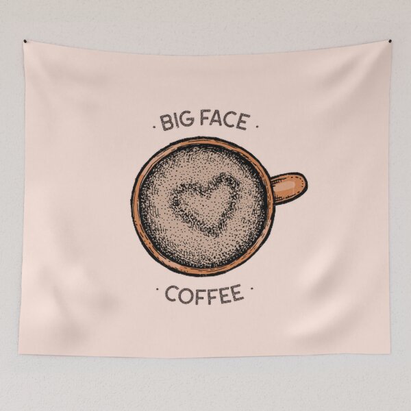 Item preview, Big Face Coffee designed and sold by Rodayna Elnaggar.