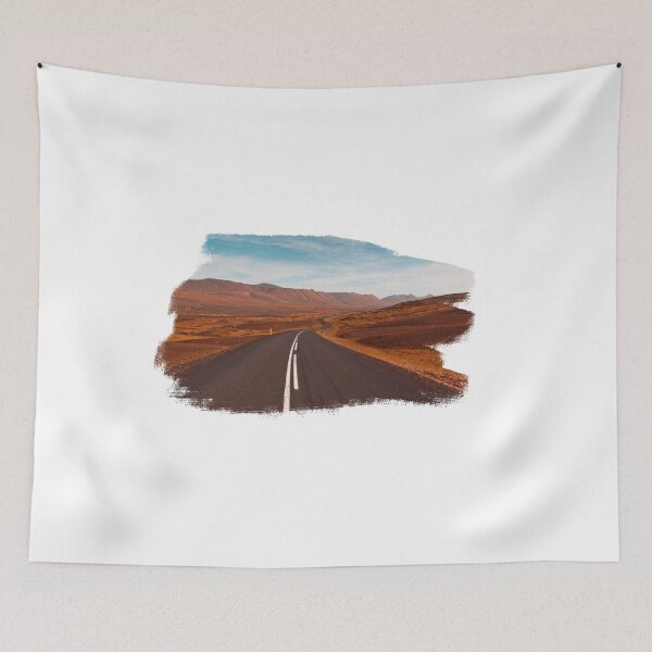 Item preview, Highway landscape isolated on white background designed and sold by dvoevnore.