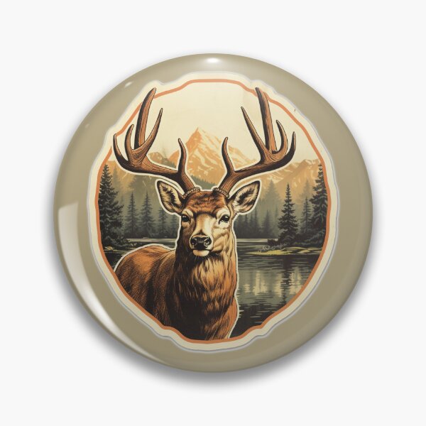 Item preview, Deer by the lake designed and sold by Forest Alchemist.
