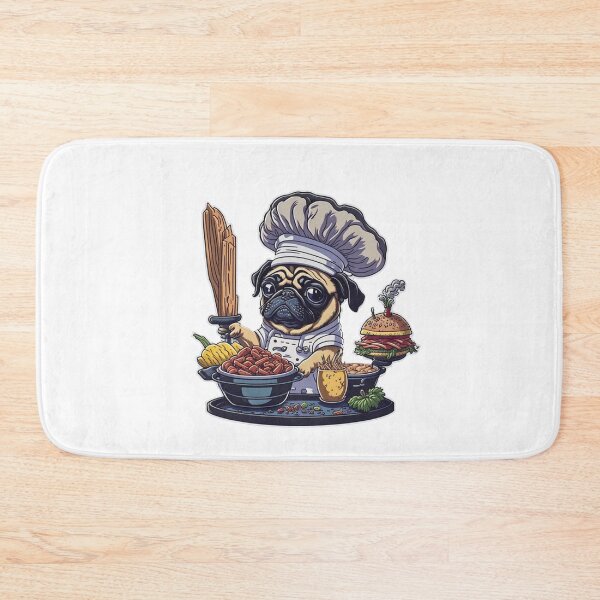 Item preview, Pug in the kitchen designed and sold by Pug-Obsession.