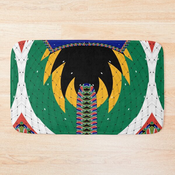 Item preview, Attractive original abstract geometric artwork, inspired by the South African flag in a vintage style. designed and sold by Ralek.