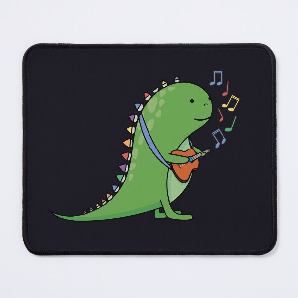 Item preview, Dinosaur Picksaur playing guitar designed and sold by cute-tees.