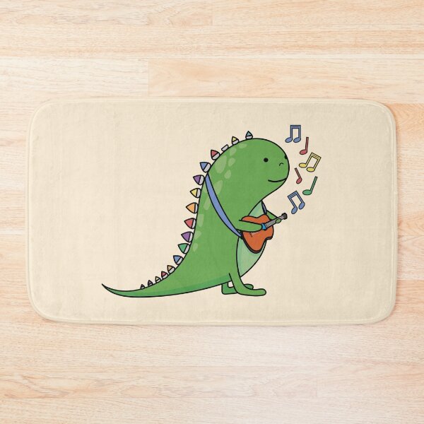 Item preview, Dinosaur Picksaur playing guitar designed and sold by cute-tees.