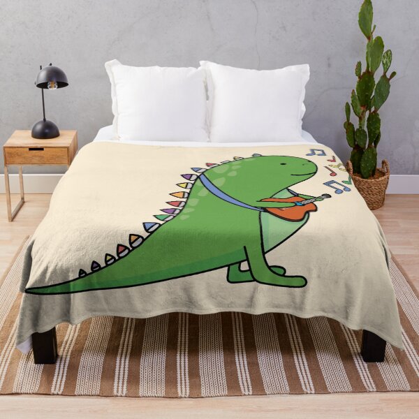 Item preview, Dinosaur Picksaur playing guitar designed and sold by cute-tees.