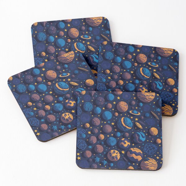 Item preview, Cosmic Seamless Pattern | Digital Planet Illustrations designed and sold by InnovativeGFX.