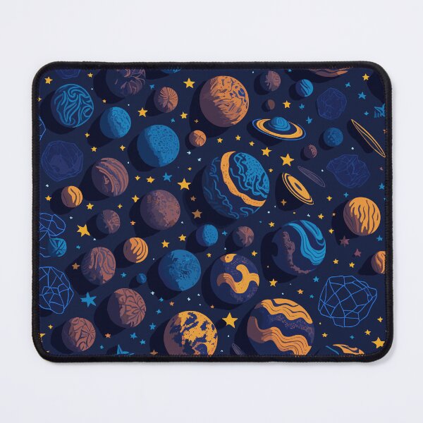 Item preview, Cosmic Seamless Pattern | Digital Planet Illustrations designed and sold by InnovativeGFX.