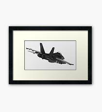 Multirole combat jet Framed Print