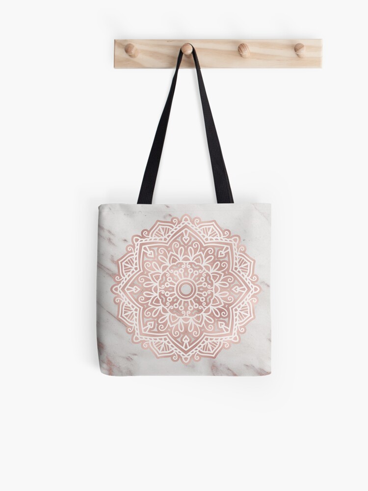 rose gold shimmer bag