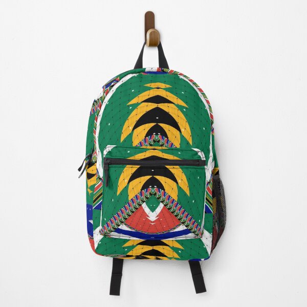Item preview, Attractive original abstract geometric artwork, inspired by the South African flag in a vintage style. designed and sold by Ralek.