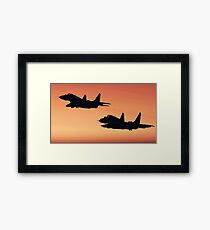 Multirole combat jet Framed Print