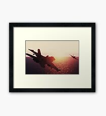 Multirole combat jet Framed Print
