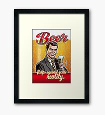 Vintage Beer Advert - Circa 1930's Framed Print