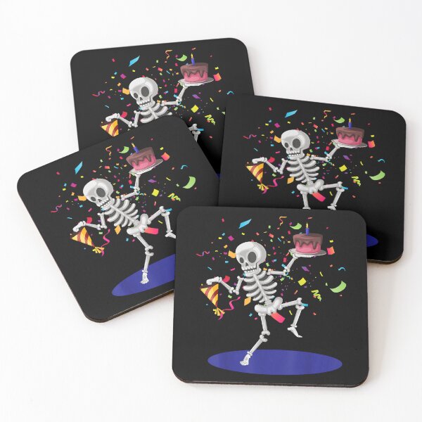 Item preview, Funny Halloween Birthday Party Halloween Skeleton Birthday  designed and sold by KimberlyKroll.