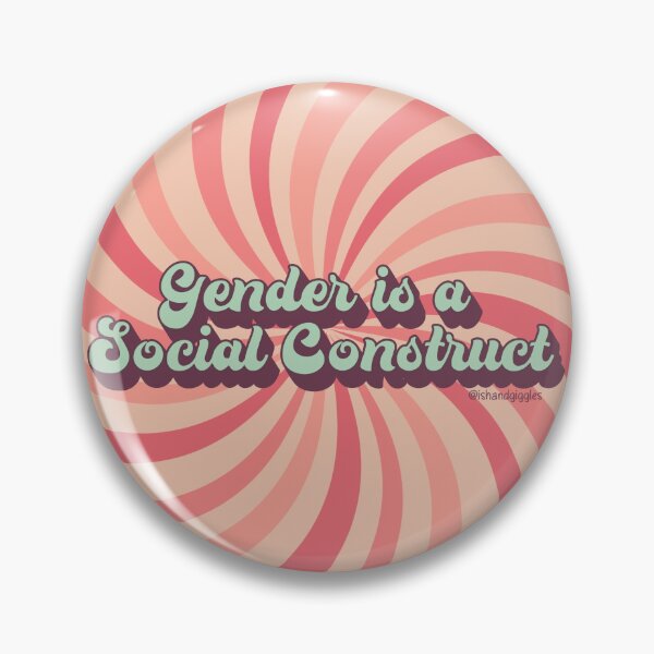 Item preview, Gender is a Social Construct - Retro Remix designed and sold by Ish and Giggles.
