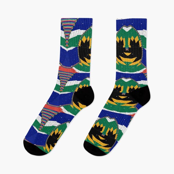 Item preview, Attractive original abstract geometric artwork, inspired by the South African flag in a vintage style. designed and sold by Ralek.