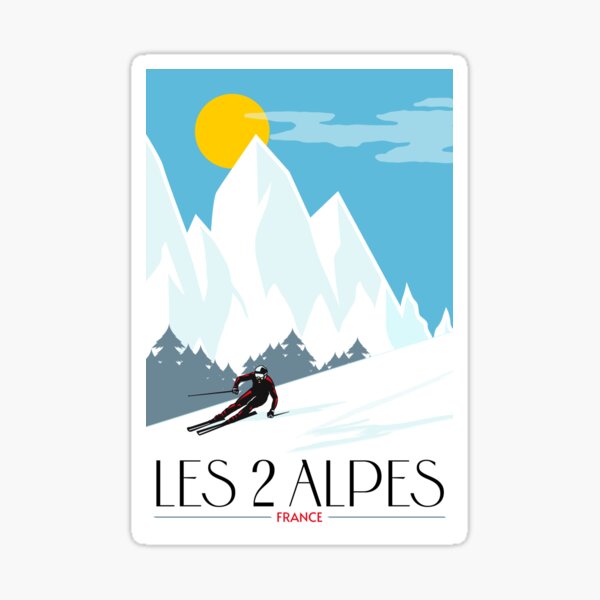 Item preview, Travel - Les 2 Alpes Ski Resort - France designed and sold by Une Affaire de Filles.