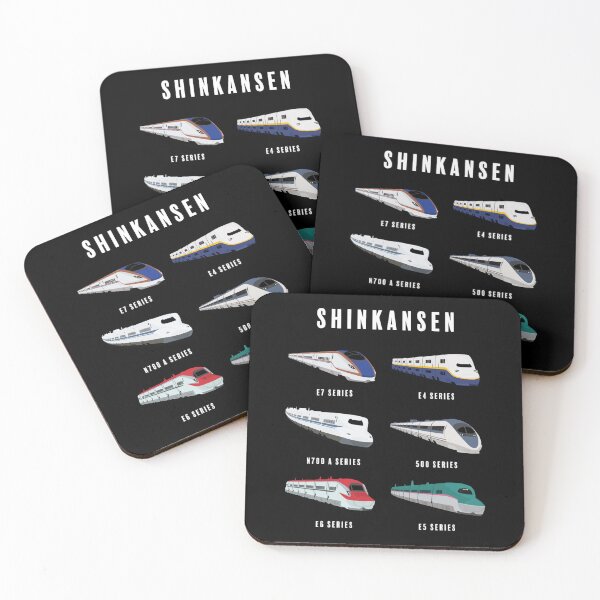 Item preview, Japanese Shinkansen Bullet Trains Artwork designed and sold by Lucasienne.