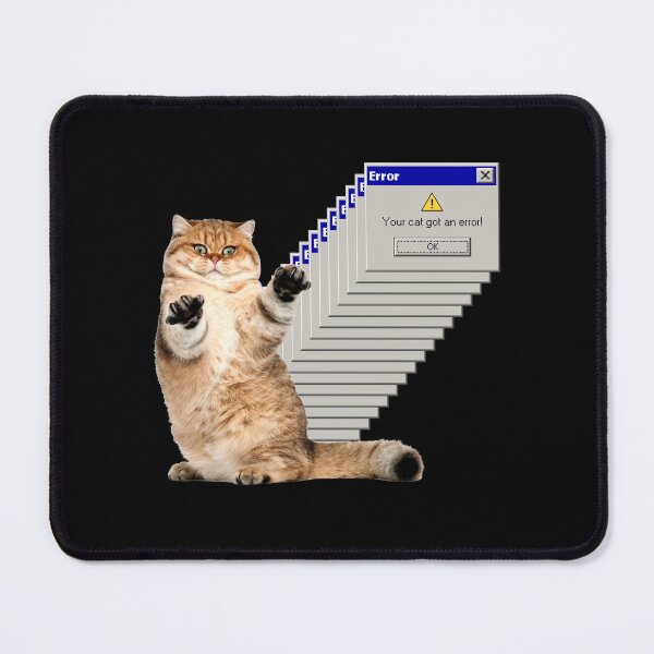 Artikelvorschau, Cat-Fehlermeldung entworfen und verkauft von monothatthat.