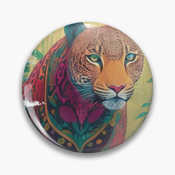 Item preview, Mandala jaguar in a colorful  designed and sold by Mo-rx.