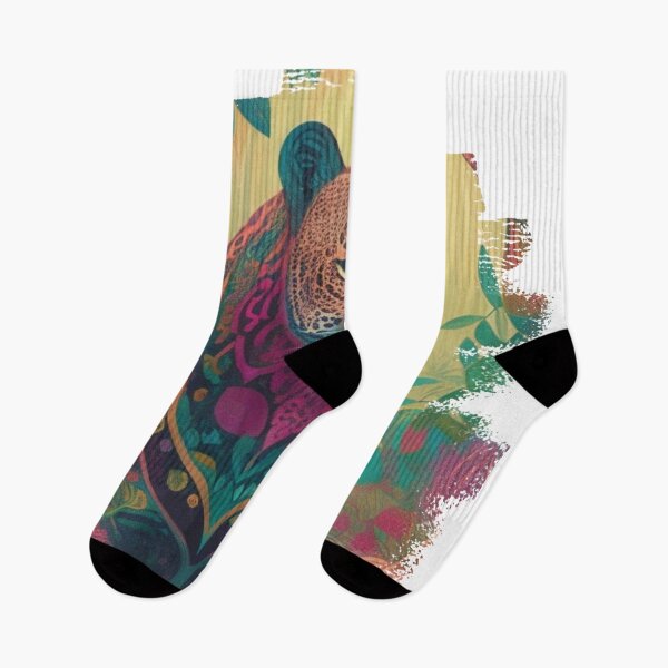 Artikelvorschau, Mandala-Jaguar in einem bunten entworfen und verkauft von Mo-rx.