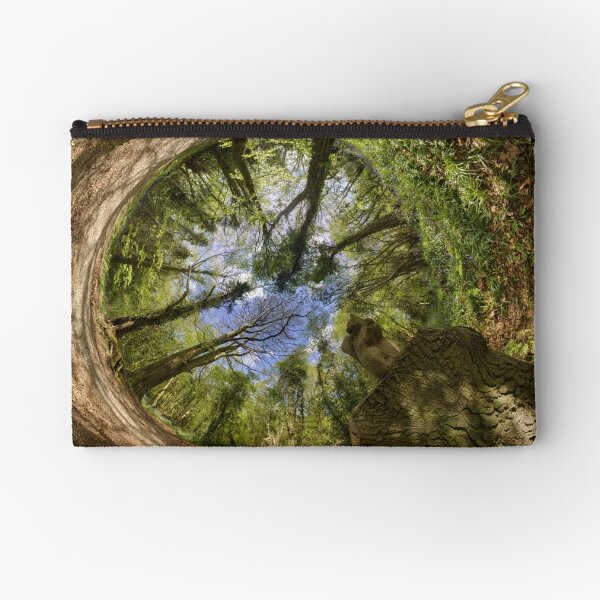 Squirrel Sculpture in Prehen Woods, Derry - Sky In Zipper Pouch