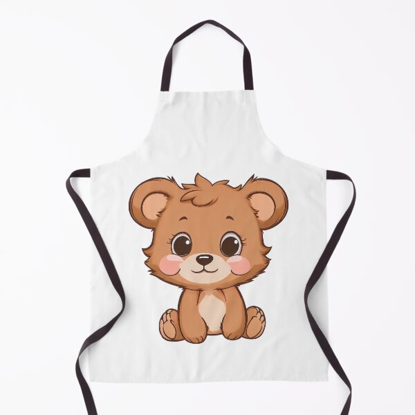 Item preview, Cute cartoonish bear, sweet animal charcter designed and sold by twisted-dot.