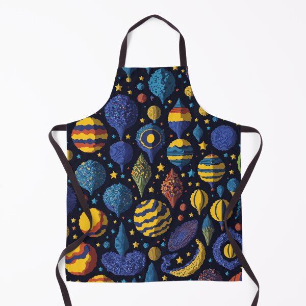 Item preview, Seamless Pattern of Planets on | Cosmic illustration designed and sold by InnovativeGFX.