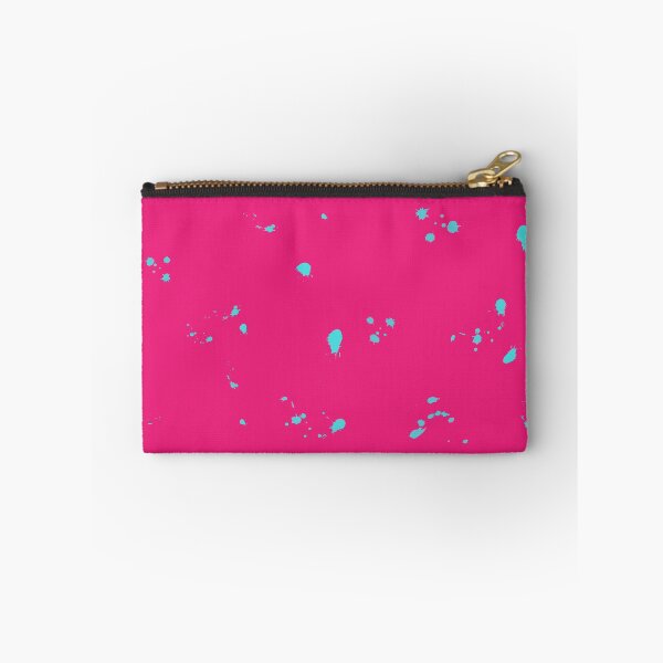 Item preview, Hot Pink and Teal Bright Paint Spatter designed and sold by Zab Butler Design.