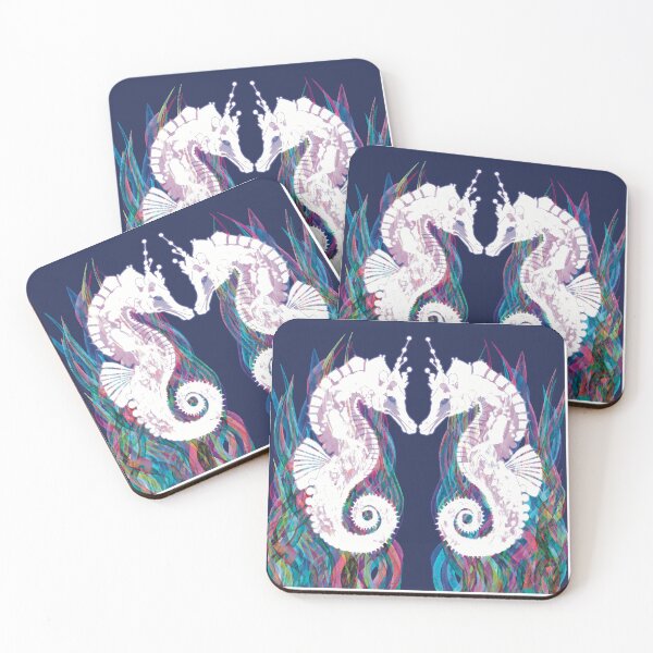 Item preview, Seahorses on Luminous Sea Grass  designed and sold by KateVanFloofno1.