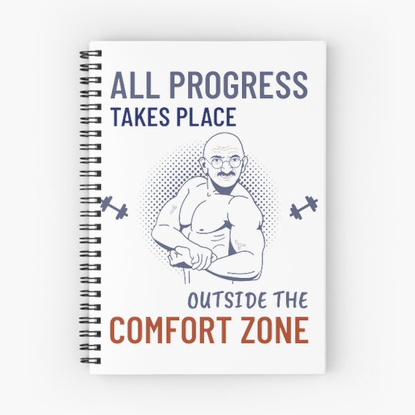 Item preview, All Progress Takes Place Outside The Comfort Zone designed and sold by Rodayna Elnaggar.