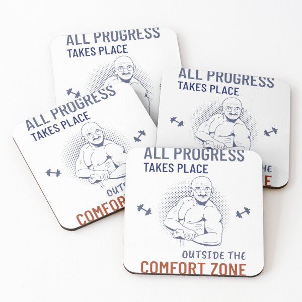 Item preview, All Progress Takes Place Outside The Comfort Zone designed and sold by Rodayna Elnaggar.