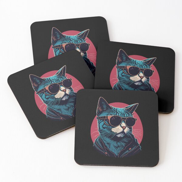 Item preview, Cool Cat Graphic Illustration Design designed and sold by The Funscape Store.