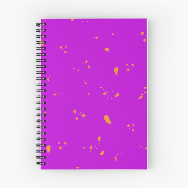 Item preview, Purple and Orange Bright Paint Spatter designed and sold by Zab Butler Design.