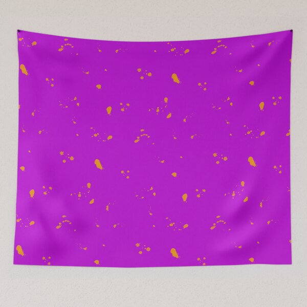 Item preview, Purple and Orange Bright Paint Spatter designed and sold by Zab Butler Design.