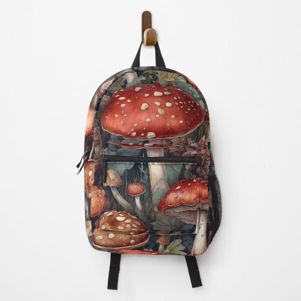 Item preview, Mushrooms Vintage Aesthetic Botanical Pattern designed and sold by SecretDicer.
