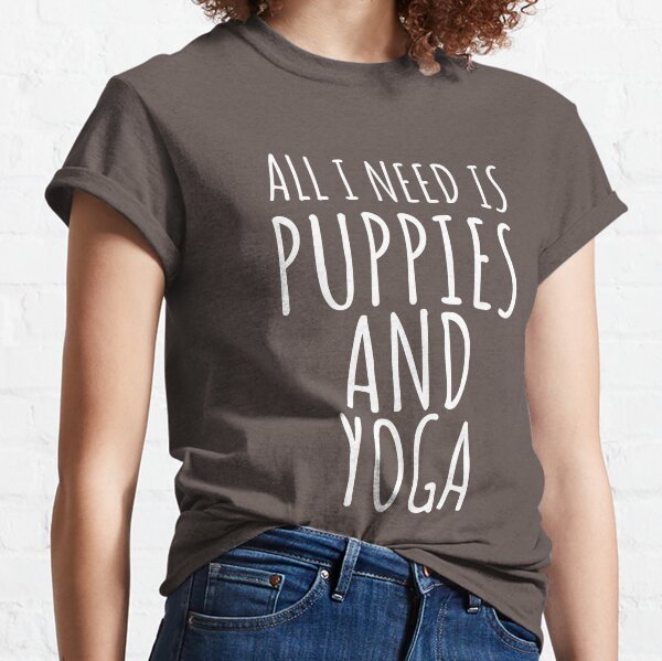 Puppies And Yoga T Shirt