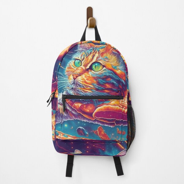 Item preview, Cosmic Fusion: Whiskers, Pizza, and Waves in Celestial designed and sold by MindWave THC.