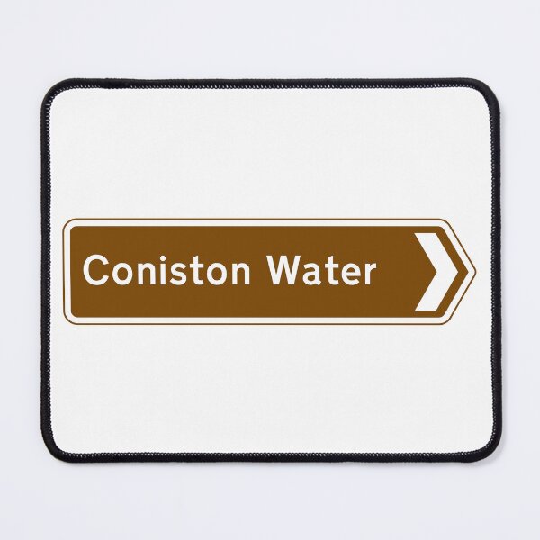Item preview, Coniston Water - The Lake District Tourist Sign designed and sold by Cumbria Guru.