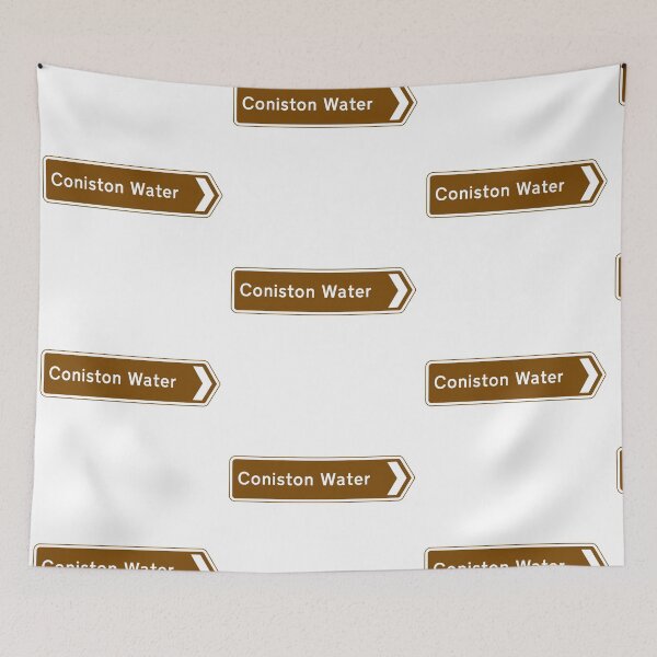 Item preview, Coniston Water - The Lake District Tourist Sign designed and sold by Cumbria Guru.